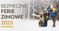 Plakat - Bezpieczne ferie