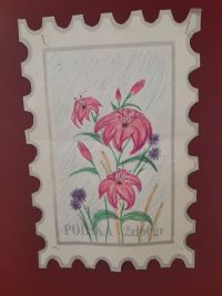 Projekt znaczka pocztowego